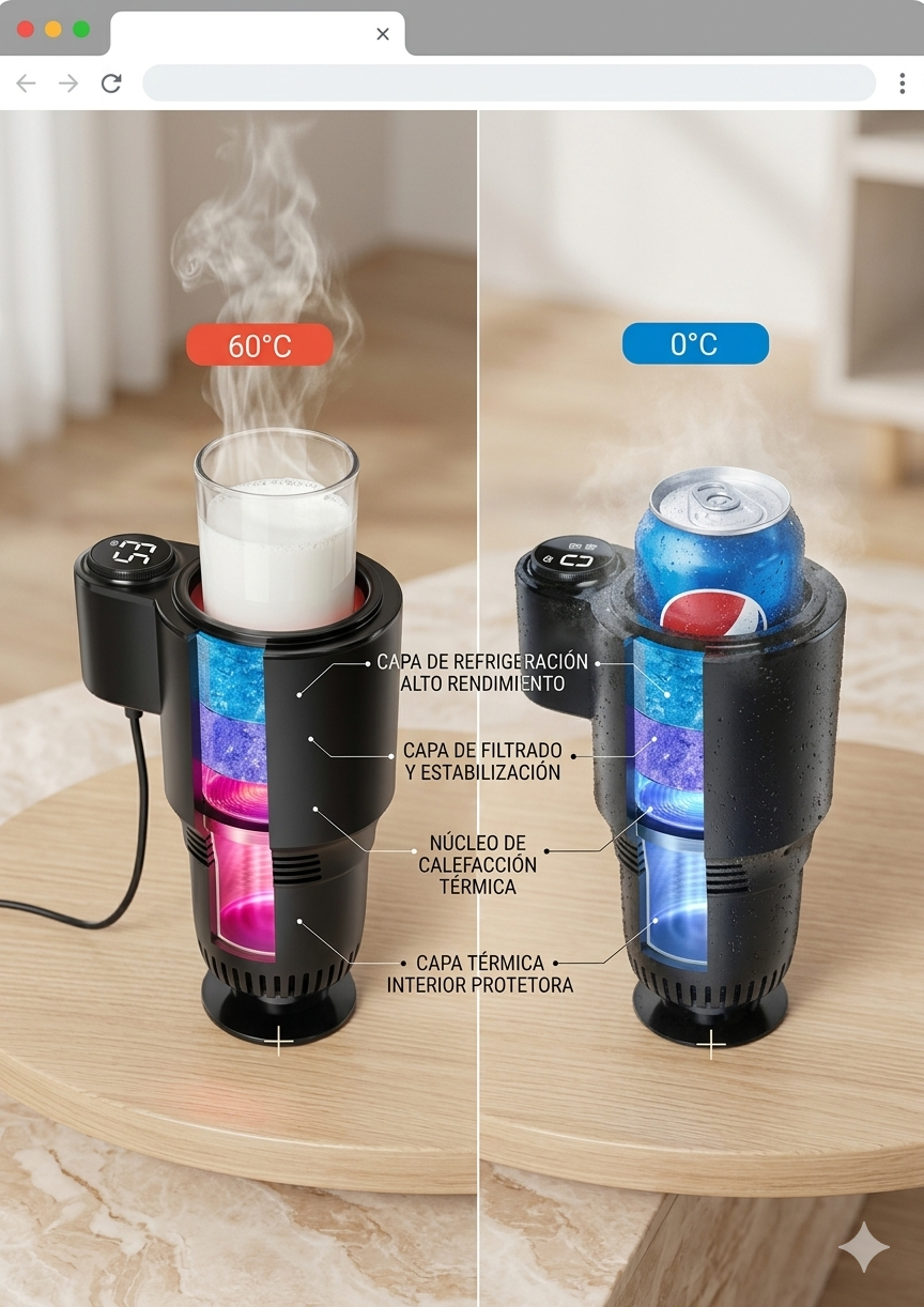 Mini Refrigerador Compact Cool Pro - 2 En 1